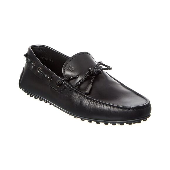 Tod’S Gommino Leather Loafer Black
